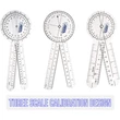 Kép 8/9 - ASATechmed Goniometer Szögmérő készlet 6 db-os Gyógytornász