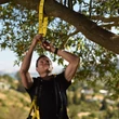Kép 2/3 - TRX Felfüggesztő heveder karabinerrel 96cm sárga