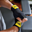 Kép 3/5 - TRX Training Gloves - ujjatlan edzőkesztyű csuklótámasszal M