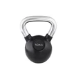 Kép 1/3 - Trendy Kettlebell 10 kg fekete | króm markolattal