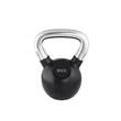 Kép 1/3 - Trendy Kettlebell 8 kg fekete | króm markolattal