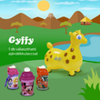 Gymnic® Gyffy zsiráfalakú ugrálójáték