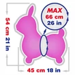 Kép 4/4 - Gymnic® Raffy nyuszi alakú ugrálójáték
