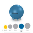 Kép 1/5 - Fit-Ball Ülőlabda lábakkal kék 65 cm