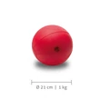 Kép 1/6 - Togu Medicinlabda -- 1,0 kg (21cm) piros