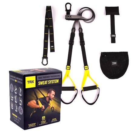 TRX SWEAT Otthoni használatra Suspension Trainer edzőkötél/heveder + APP