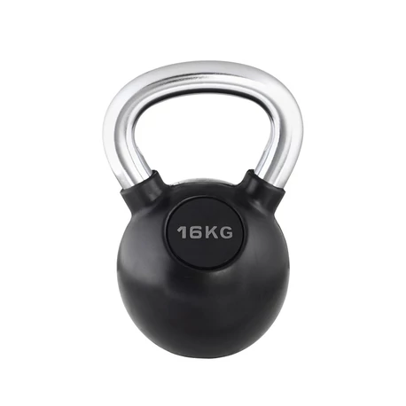 Trendy Kettlebell 16 kg fekete | króm markolattal