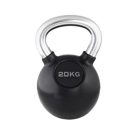 Trendy Kettlebell 20 kg fekete | króm markolattal