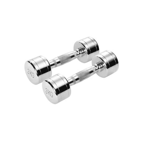 Trendy Króm Dumbbell Kézisúlyzó  3 kg (1 pár)