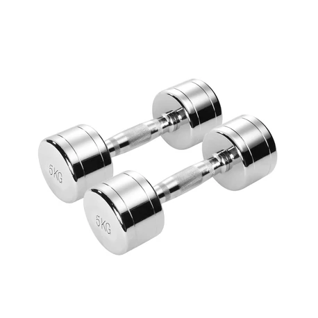 Trendy Króm Dumbbell Kézisúlyzó  5 kg (1 pár)