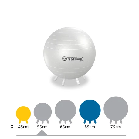 Fit-Ball Ülőlabda lábakkal gyöngyház 55 cm