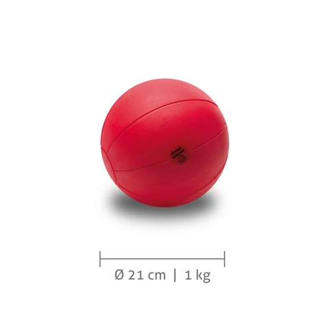 Togu Medicinlabda -- 1,0 kg (21cm) piros
