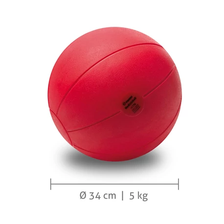 Togu Medicinlabda -- 5,0 kg (34cm) piros