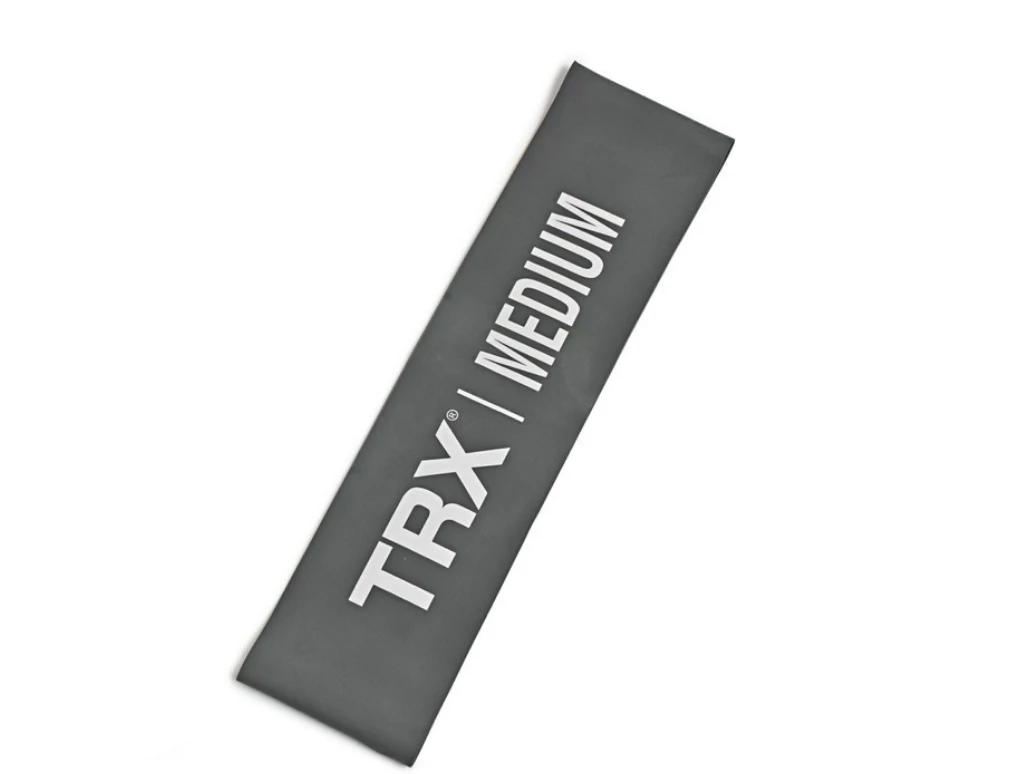 TRX Mini band loop gumiszalag 3.5 x 7.5 cm Medium szürke