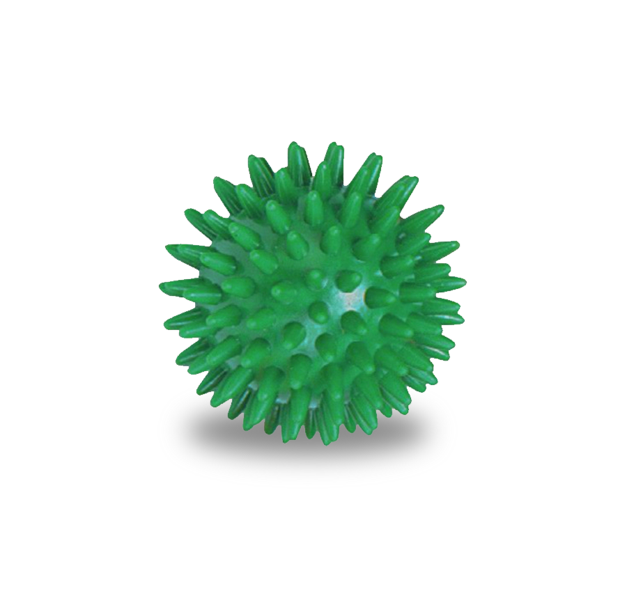 Masszírozó labda - Sünilabda 7 cm zöld színű - bőrvitalizáló, lazító hatású