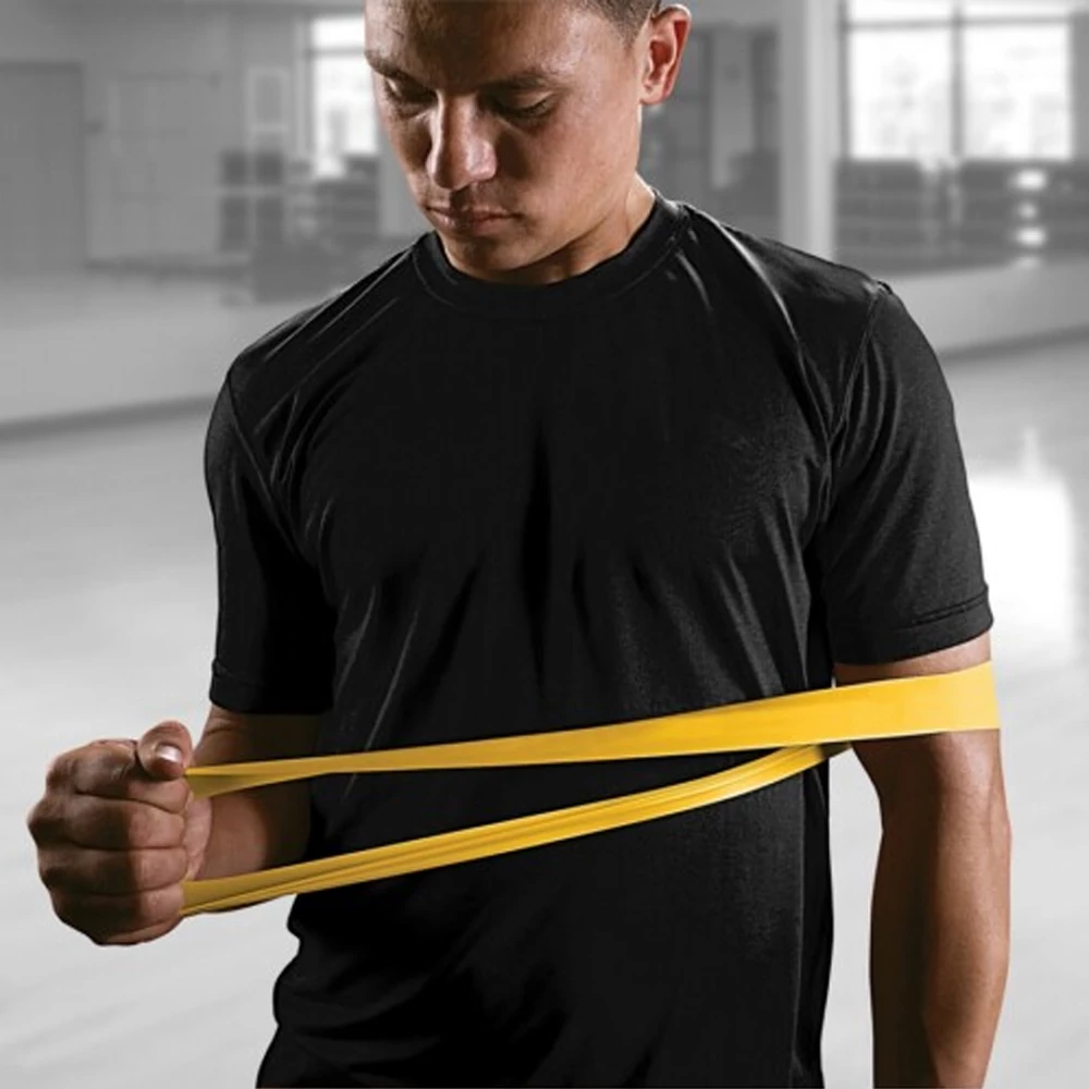 Dittmann Mini band XXL extra hosszú loop gumiszalag gyenge ellenállású sárga