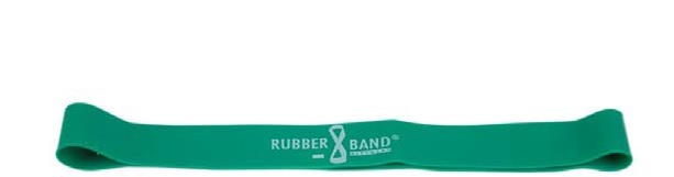 Dittmann Rubberband vékonyított loop gumiszalag közepes ellenállású zöld