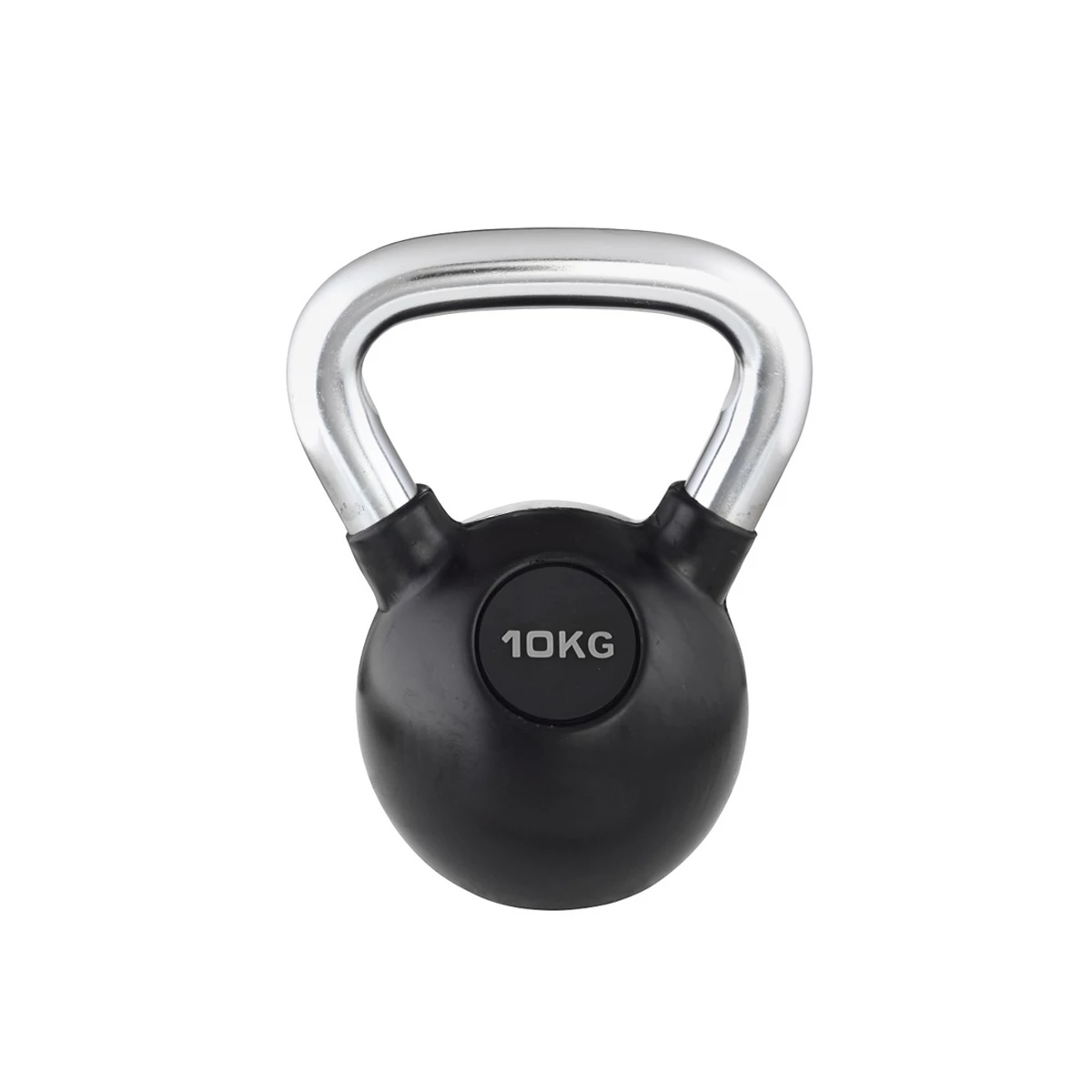 Trendy Kettlebell 10 kg fekete | króm markolattal