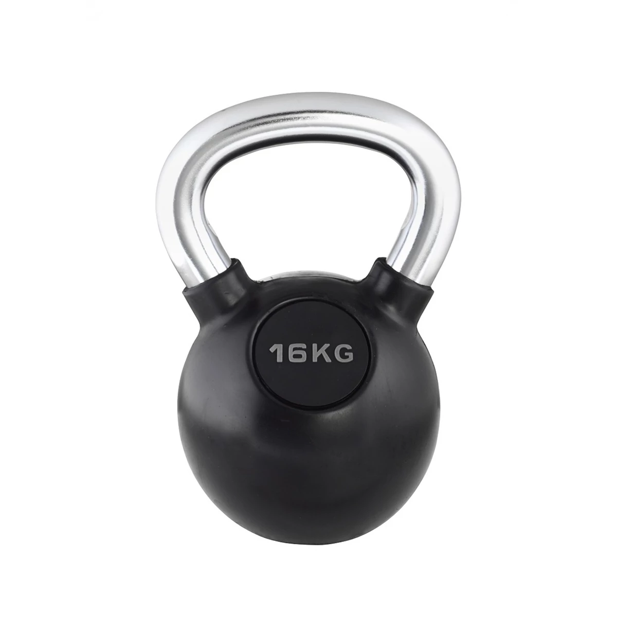 Trendy Kettlebell 16 kg fekete | króm markolattal