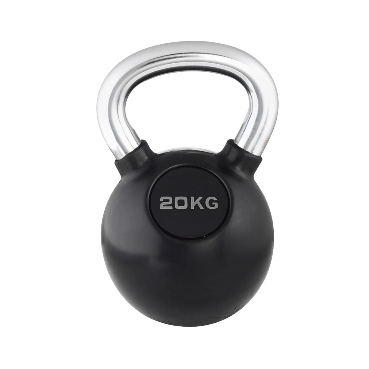 Trendy Kettlebell 20 kg fekete | króm markolattal