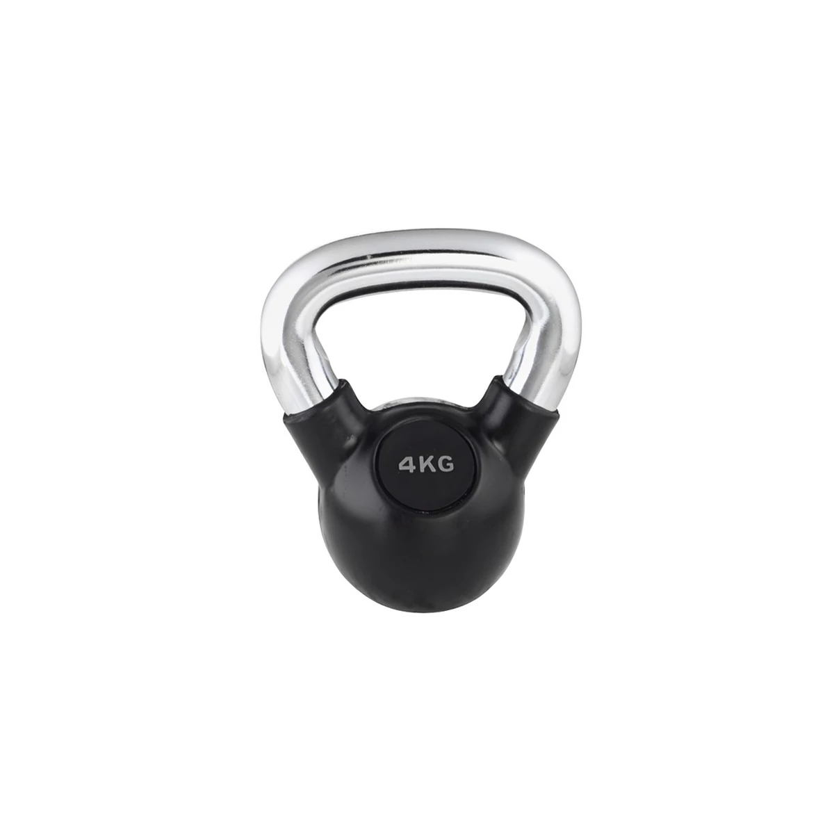 Trendy Kettlebell 4 kg fekete | króm markolattal