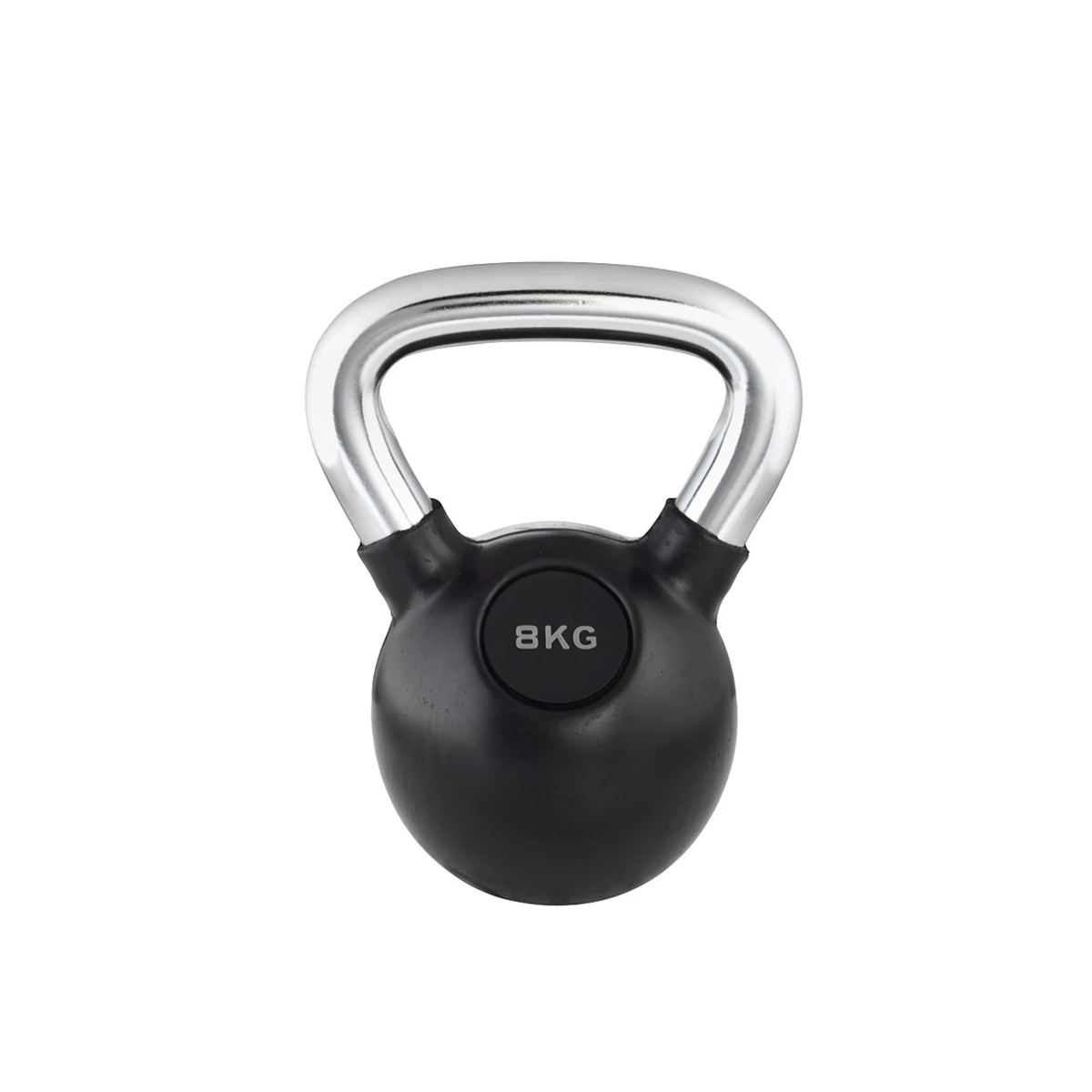 Trendy Kettlebell 8 kg fekete | króm markolattal