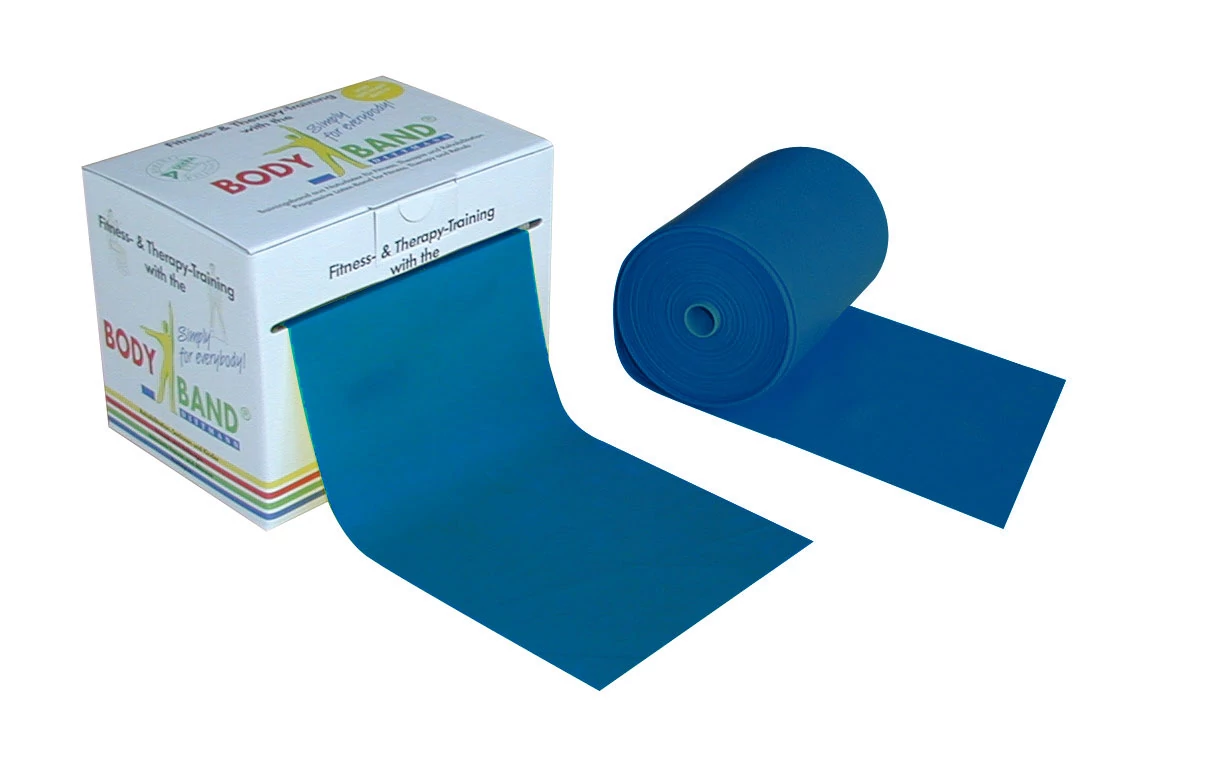 Dittmann Fit-Band erősítő gumiszalag 25 m-es tekercsben extra erős ellenállású kék