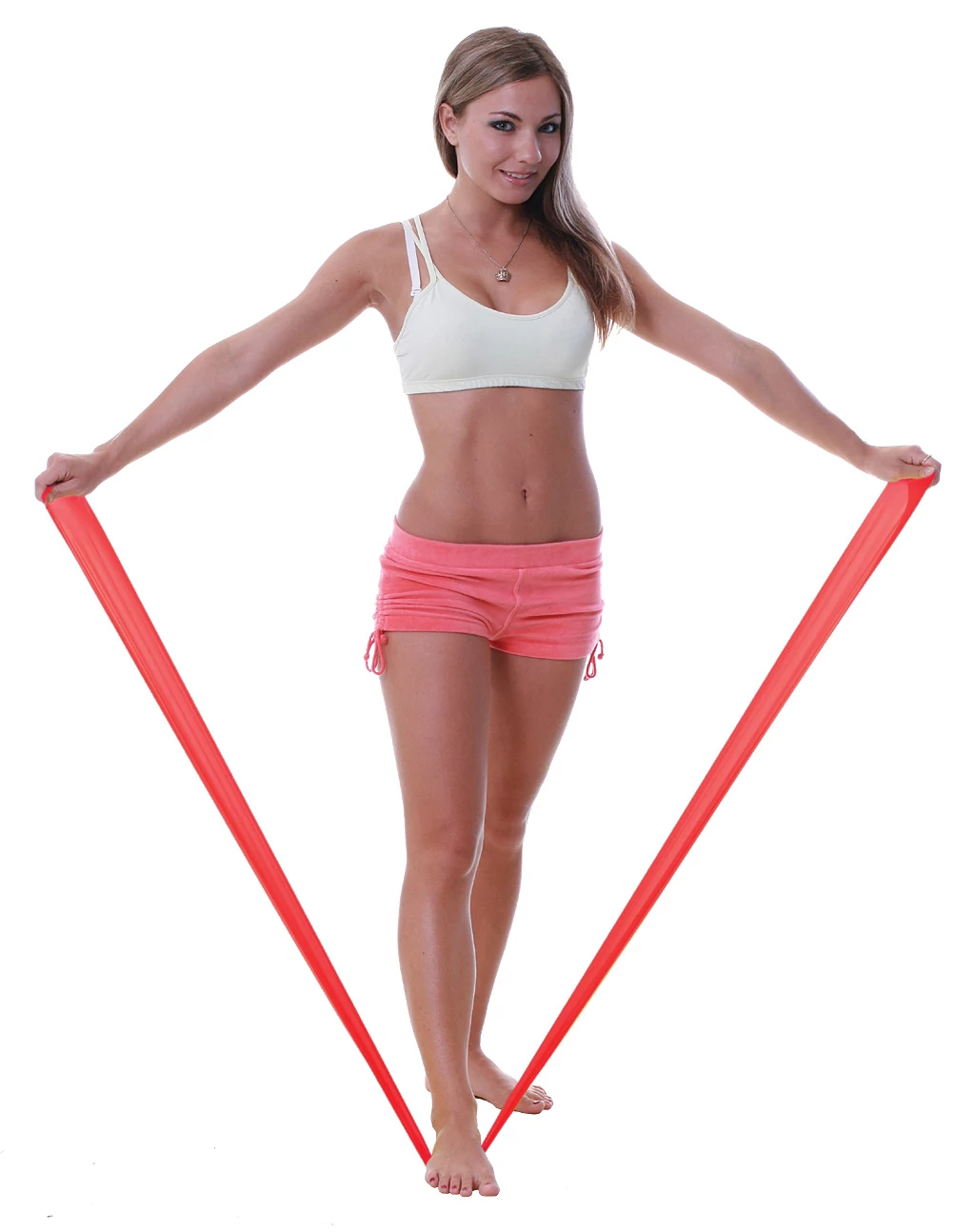 Dittmann #Fit-Band erősítő gumiszalag 150 cm közepes ellenállású piros