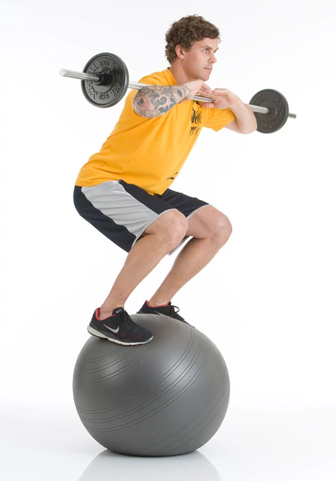 Togu® Powerball Challenge ABS, biztonsági labda 55-65 cm súlyzós edzéshez