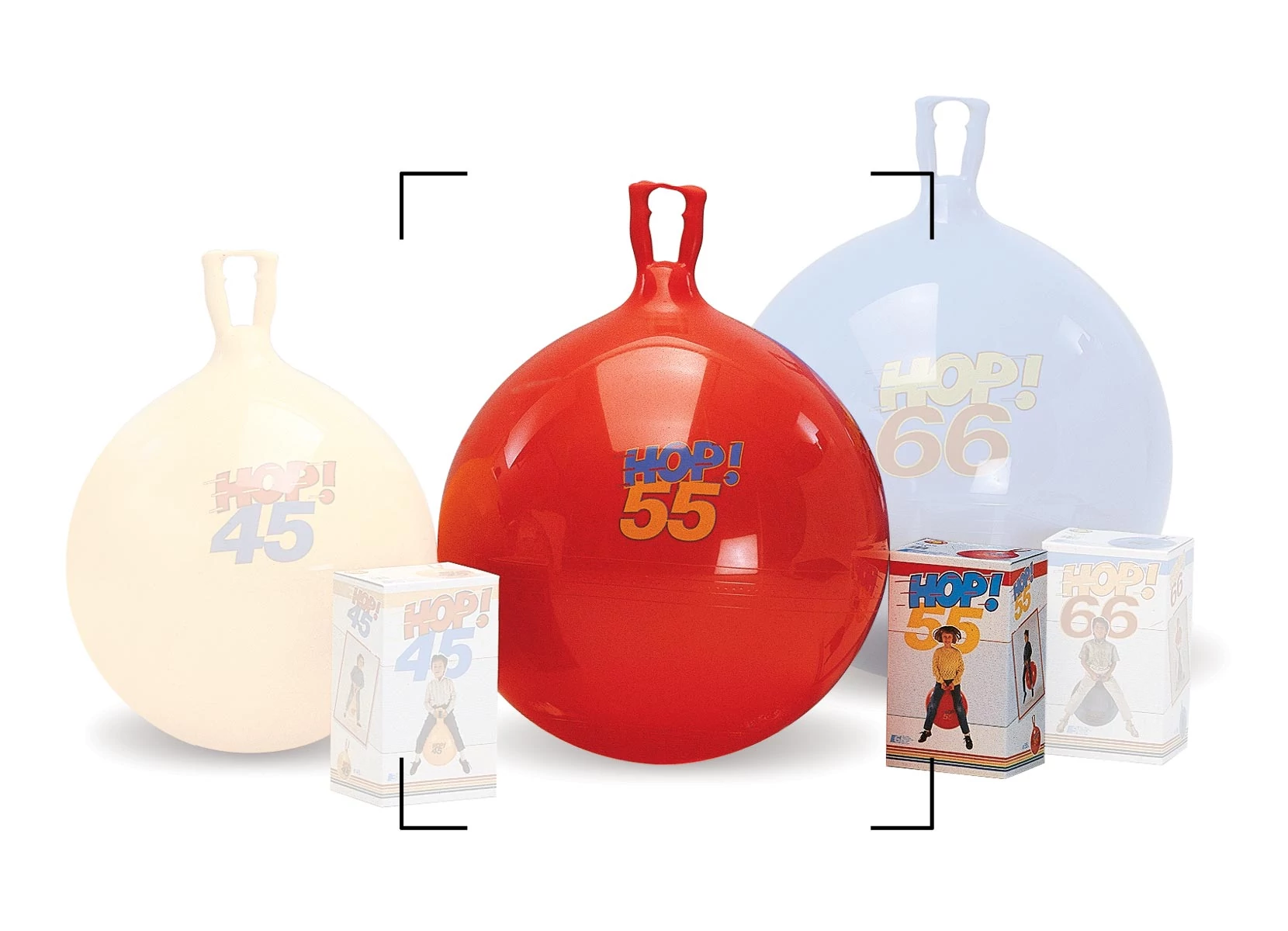 Gymnic® Hop Ugrálólabda 55 cm piros