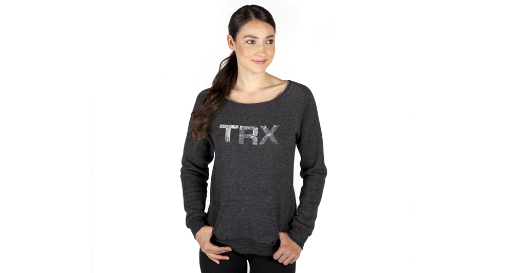 TRX női pulóver szürke S
